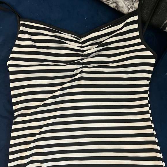 💀 NWT HALLOWEEN GOTHIC PUNK SKULL MUSHROOM STRIPED LACE SLIP DRESSES XL - Picture 2 of 11